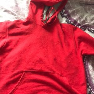 men’s champion classic red hoodie